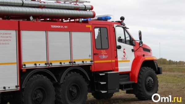 Омскую школу эвакуировали из-за возгорания