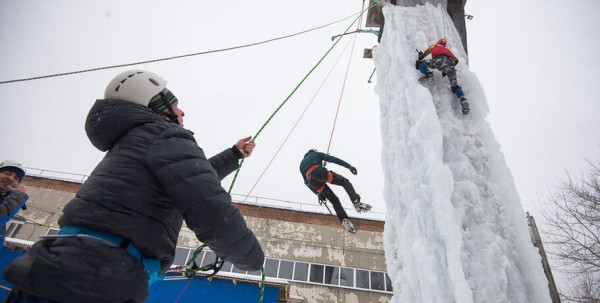 Омские альпинисты по льду заберутся на высоту трёхэтажного дома