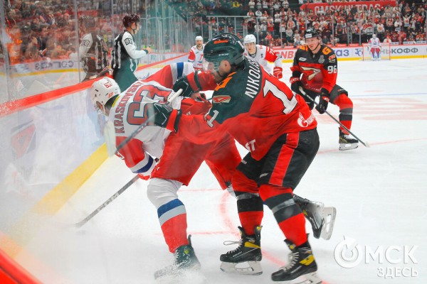 "Авангард" проиграл в стартовом матче четвертьфинала Кубка Гагарина