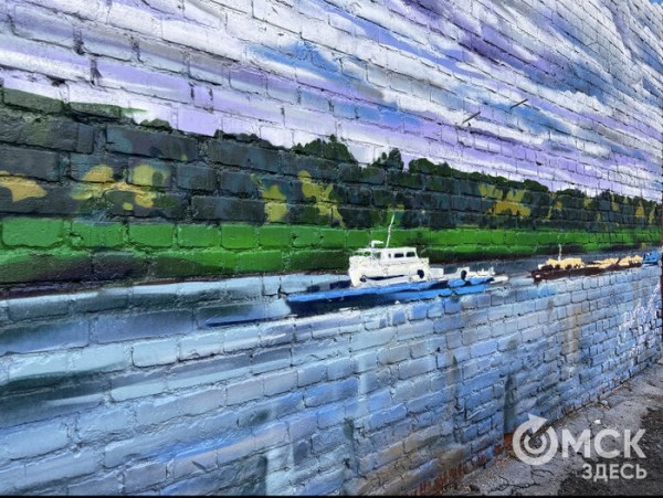 Оазис посреди пустыни. Обсуждаем живописный мурал, заряжающий энергией