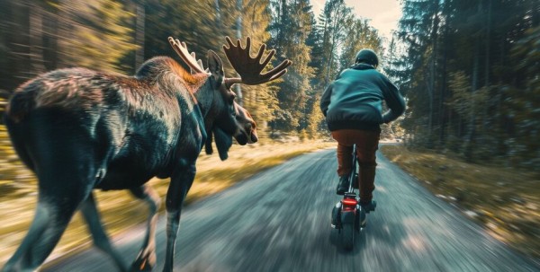 Лось на дороге и лихие самокатчики. Из-за чего омичи чаще попадают в ДТП