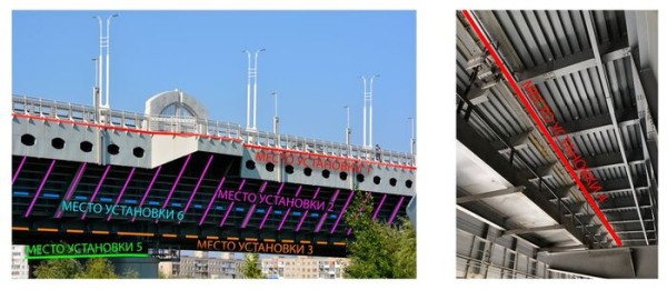 Омский метромост засветится неоном