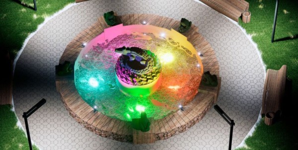 С подсветкой изнутри и в экостиле: авторы рассказали о проекте фонтана у ОмГАУ