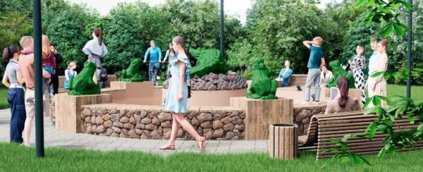 С подсветкой изнутри и в экостиле: авторы рассказали о проекте фонтана у ОмГАУ