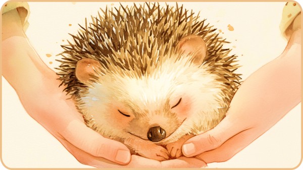 Словами детей про зверей: как не причинить добро, а бережно помочь, даже если это слепой ёжик