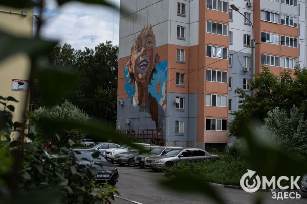 Граффити, птицы и пиксели: чем удивляют художники на фестивале "Омск, ты просто космос!"