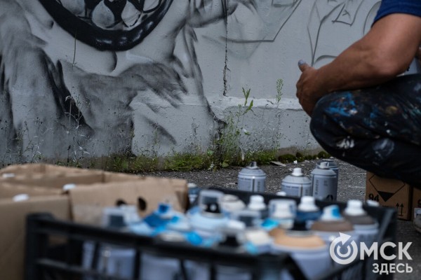 Граффити, птицы и пиксели: чем удивляют художники на фестивале "Омск, ты просто космос!"