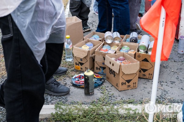 В Омске открыли галерею масштабных граффити под открытым небом