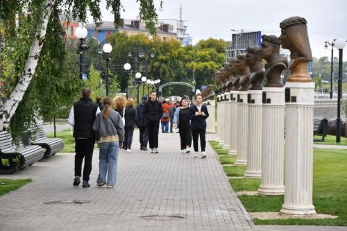 Хоценко и Шелест открыли вторую очередь Аллеи олимпийских чемпионов