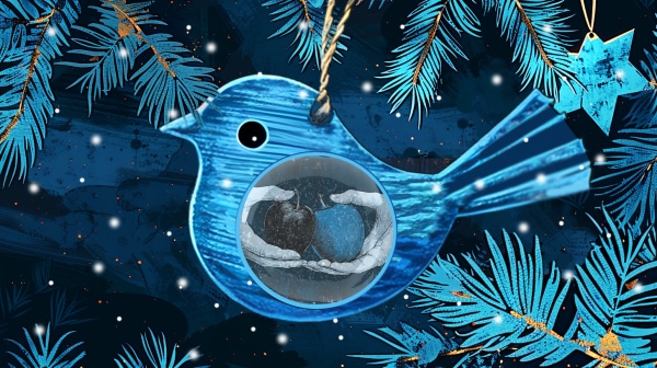 Новогодние приключения Оззи: как птичка с сайта "Омск Здесь" новогоднее чудо искала