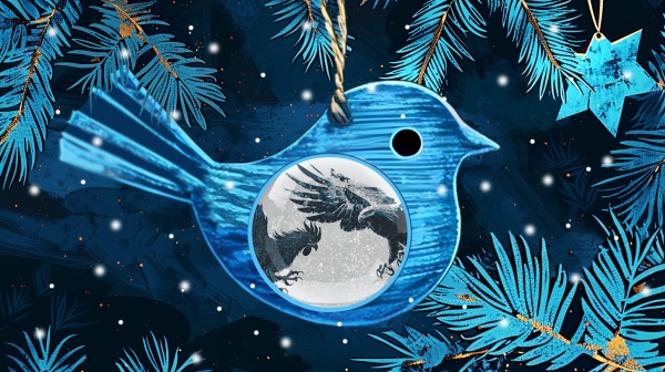 Новогодние приключения Оззи: как птичка с сайта "Омск Здесь" новогоднее чудо искала