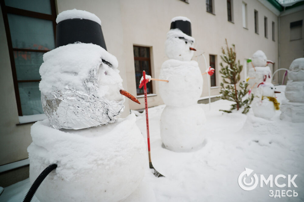 Не для слабонервных. В Омске наградили авторов самых креативных снеговиков
