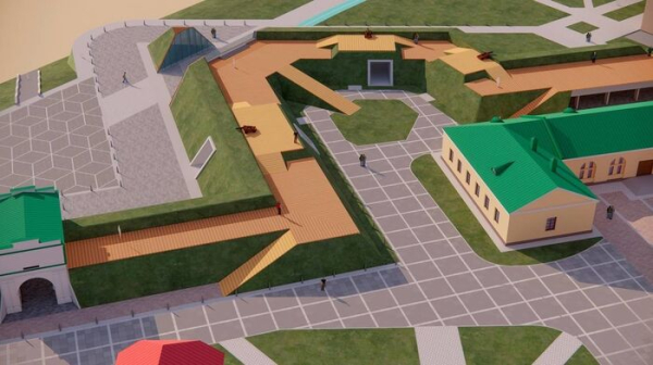 На берегу Иртыша возведут крепостную стену с "Пятым полубастионом" На берегу Иртыша возведут крепостную стену с "Пятым полубастионом"