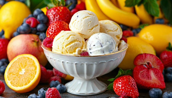 Шарик ванильного и клубничного. Отмечаем День мороженого на завтрак со знанием дела