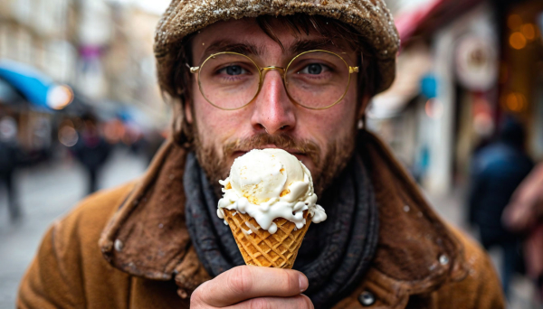 Шарик ванильного и клубничного. Отмечаем День мороженого на завтрак со знанием дела