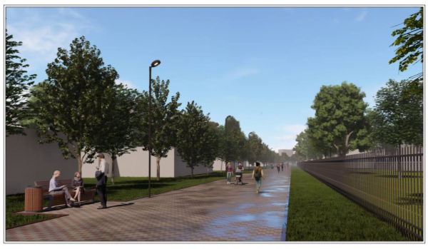 На фоне гаражей и заборов? В омских Нефтяниках должен появиться благоустроенный променад На фоне гаражей и заборов? В омских Нефтяниках должен появиться благоустроенный променад