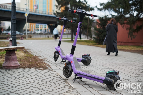 Омичи могут сообщить о нарушениях самокатчиков через чат-бот
