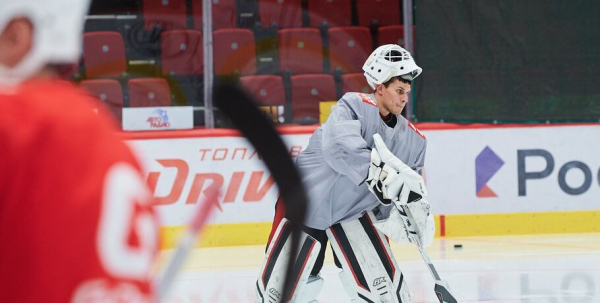 Никита Серебряков - лучший вратарь первого раунда плей-офф