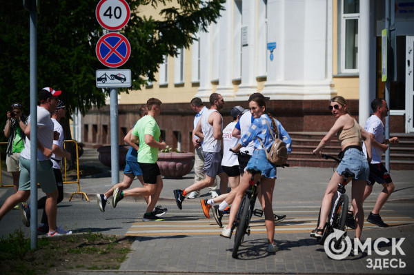 В Омске состоялся традиционный "зелёный" забег