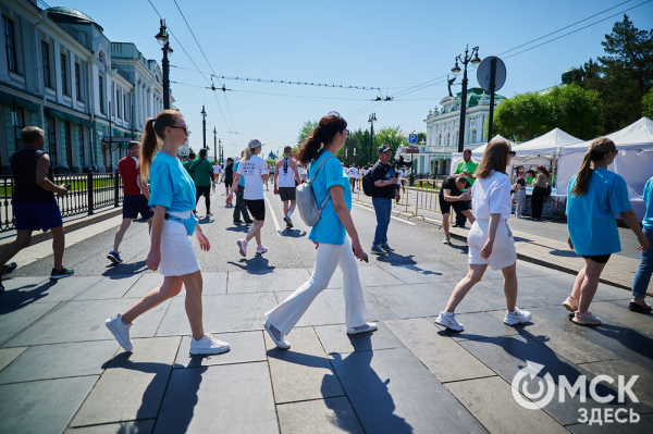 В Омске состоялся традиционный "зелёный" забег