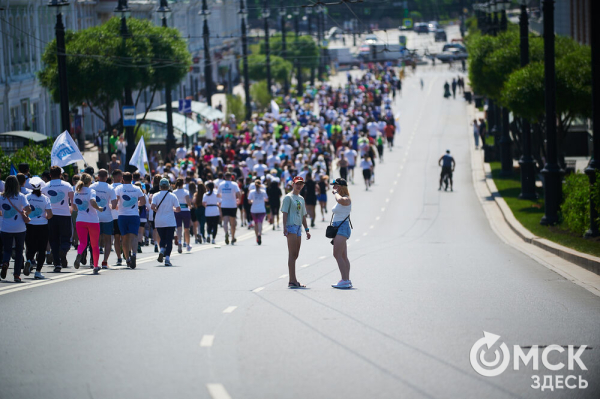 В Омске состоялся традиционный "зелёный" забег
