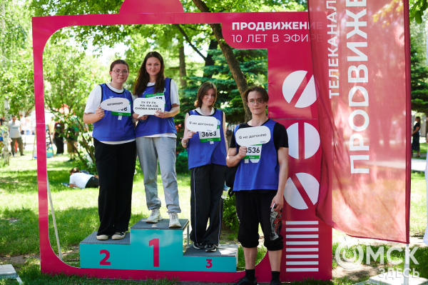 В Омске состоялся традиционный "зелёный" забег