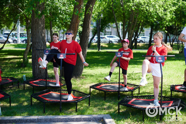 В Омске состоялся традиционный "зелёный" забег