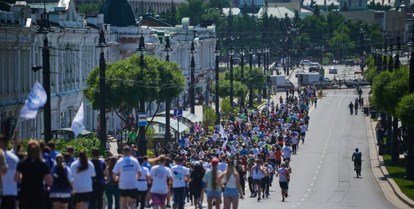 В Омске состоялся традиционный "зелёный" забег