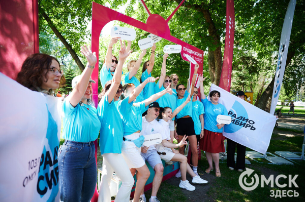 В Омске состоялся традиционный "зелёный" забег