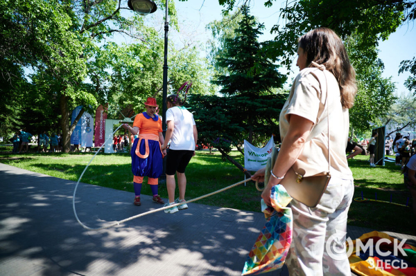 В Омске состоялся традиционный "зелёный" забег