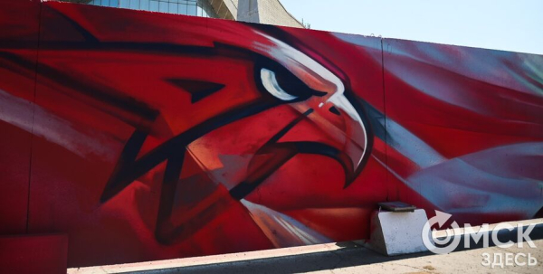 Фанаты "Авангарда" оставили след в истории уличного искусства Омска