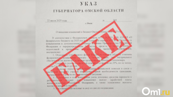 «Минус 20 % к пенсии?» Омские власти опровергли слухи об указе губернатора