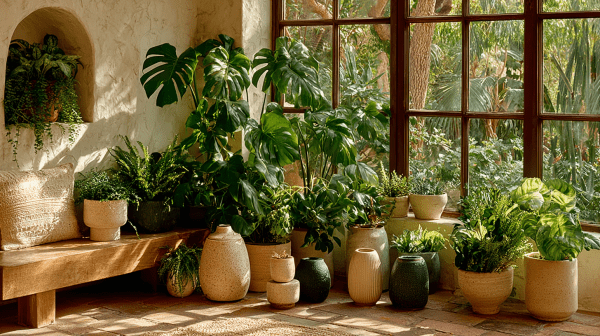 Зелёный декор: как вписать растения в интерьер