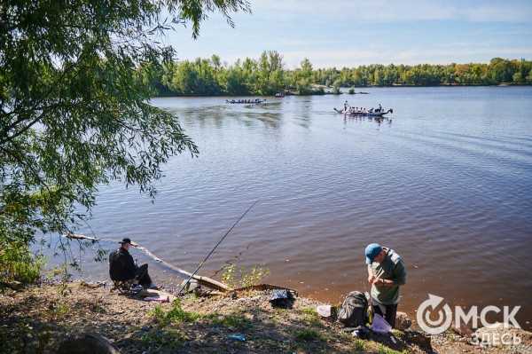 В Омске прошли соревнования по гребле на лодках "Дракон", байдарках и каноэ