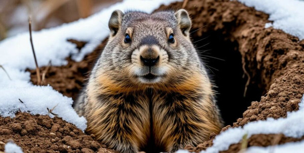 Омские сурки не разглядели раннюю весну Омские сурки не разглядели раннюю весну