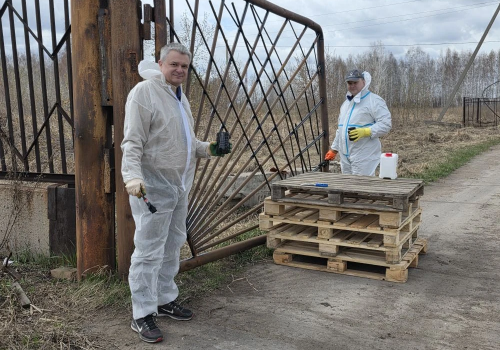 В&nbsp;омской ОЭЗ &laquo;Авангард&raquo; совместили субботник и&nbsp;подготовку к&nbsp;открытию завода