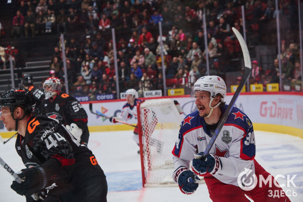 "Авангард" выиграл обе домашние игры у ЦСКА