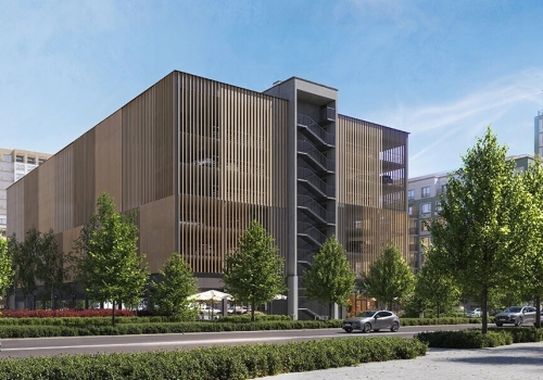 В Омске продолжается строительство семиэтажного паркинга В Омске продолжается строительство семиэтажного паркинга