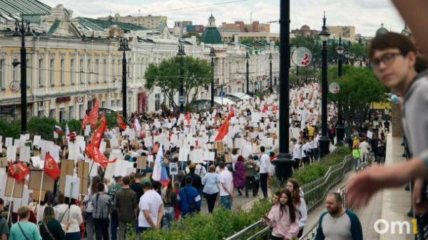 В колонне &laquo;Бессмертного полка&raquo; прошли 100 тысяч омичей