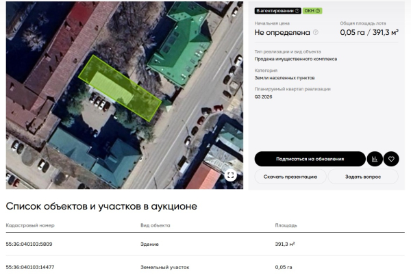 Часть купеческой усадьбы на ул. Гусарова ждут перемены