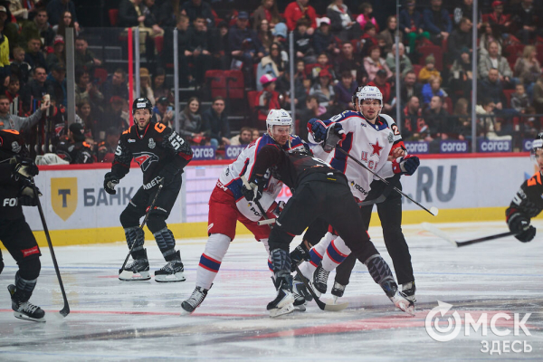 "Авангард" выиграл обе домашние игры у ЦСКА