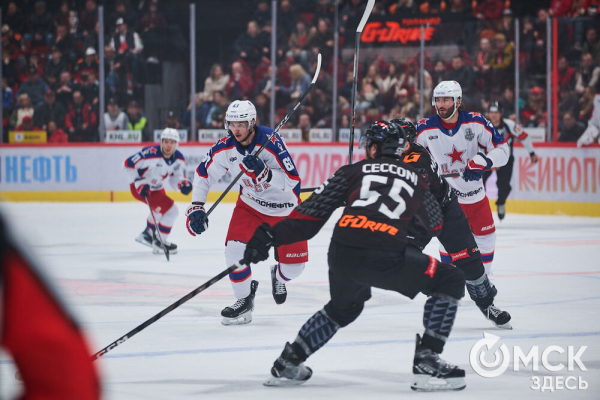 "Авангард" выиграл обе домашние игры у ЦСКА