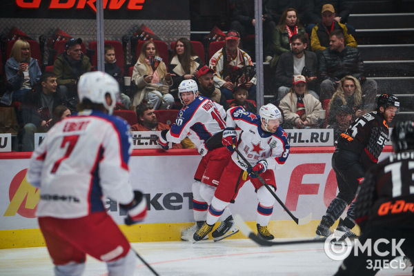 "Авангард" выиграл обе домашние игры у ЦСКА