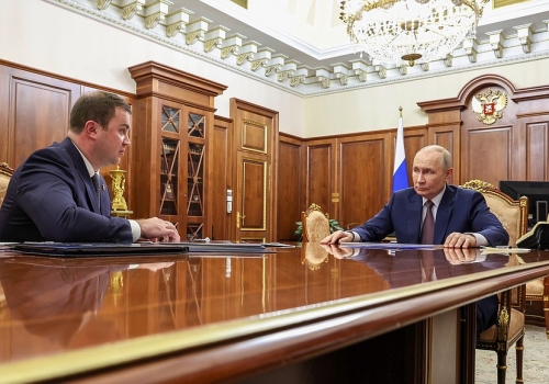 Виталий Хоценко рассказал Владимиру Путину об&nbsp;инвестиционных и&nbsp;социальных проектах