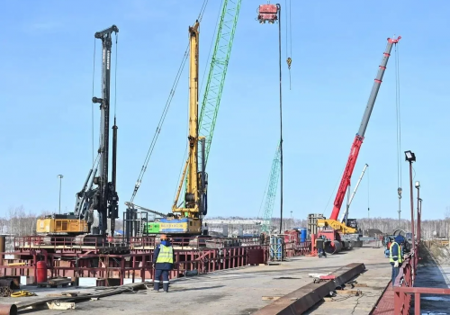 Омский губернатор рассказал, какие работы ведутся на&nbsp;Северном обходе