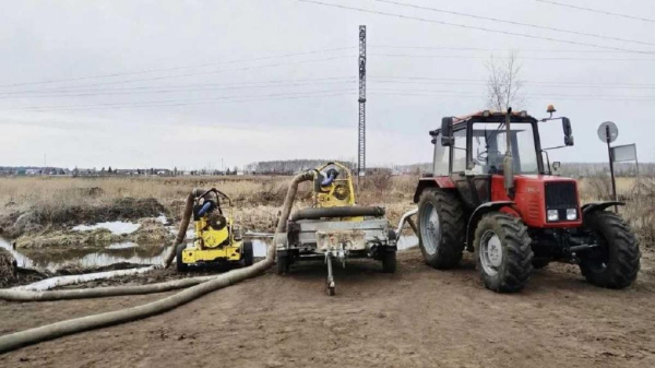 В Омске откачивают воду у золоотвала ТЭЦ-5, чтобы избежать подтоплений
