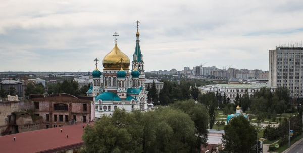 В Омске отметят 20-летие со дня воссоздания Успенского собора. Вспоминаем, как строили святыню